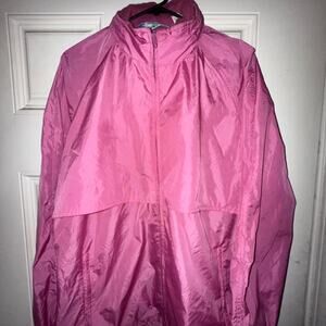 Vintage woolrich teton pink rain